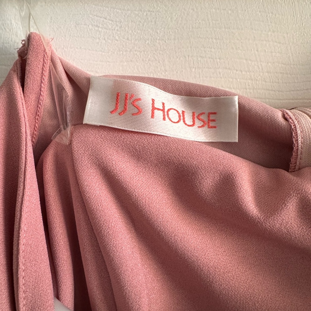 JJ's House Blush Pink Draped Dress - Picture 5 of 10